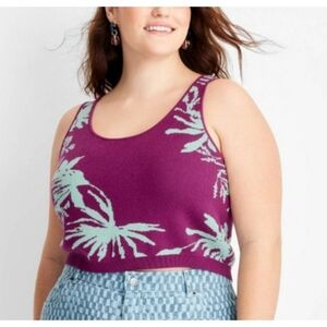NEW Future Collective with Gabriella Karefa-Johnson Sweater Crop Tank Top